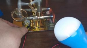 Двигатель стирлинга с генератором из Китая