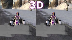 Karting 3D video SBS VR box google cardboard