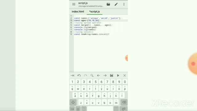 Merge Arrays In Js | Joining Two Arrays