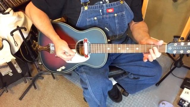 Turn your Gretsch Jim Dandy into a fantastic electric acoustic jazz ,country, rock or blues guitar смотреть онлайн