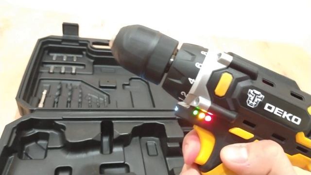 Шуруповёрт - дрель DEKO (DKCD12FU-Li) с AliExpress смотреть онлайн