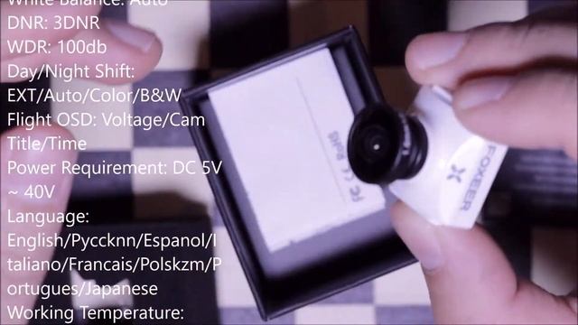 Foxeer Falkor 1200TVL 1/3 CMOS FPV Camera da Banggood смотреть онлайн