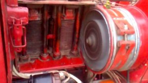 Работа турбины т-40 , на тракторе т-25 .