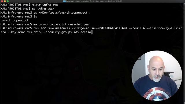 Como provisionar infra estrutura através da AWS CLI смотреть онлайн