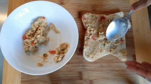 Chana Sandwich Recipe | Chana Chaat Sandwich | by Delhi Cookbook