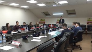 Студенты УГНТУ из клуба молодых инженеров ПрофТЕЛЕПОРТ SPE USPTU, г. Уфа