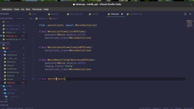 Django Rest framework project : building a Movie API (Omdb API clone) смотреть онлайн