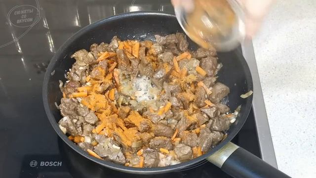 Как приготовить гуляш из говядины на сковороде