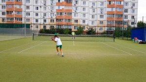 большой теннис Липецк 03.09.2022. Лидер. Высшая лига. Г.Джапаридзе vs Н.Лемягова