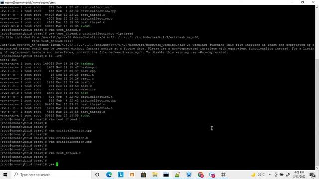 PTHREAD synchronization critical section mutex semaphore deadlock. C c++ pthread_mutex lib example