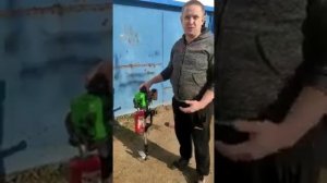 лодочный мотор из триммера