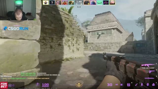 ПОПАЛИСЬ ПРОТИВ ТОП РЕЙТИНГА МИРА В КС2 смотреть онлайн