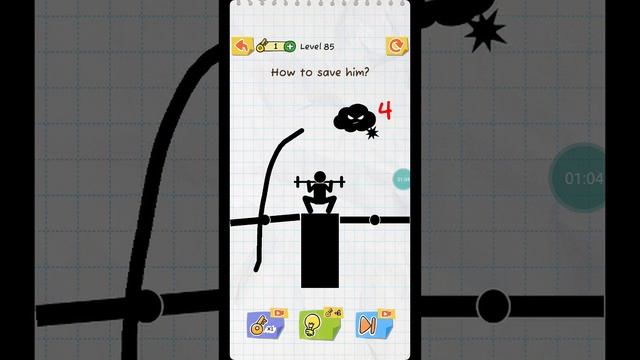 Draw 2 Save Level 85 Walkthrough Solution смотреть онлайн