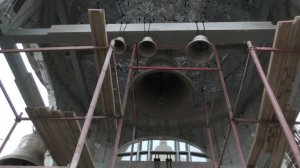 14.12.2019 г.  Монтаж средних колоколов на колокольне Собора.
