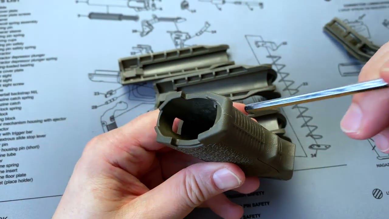 ПИСТОЛЕТНАЯ РУКОЯТЬ С НАБОРОМ СМЕННЫХ НАКЛАДОК MAG520 ДЛЯ AR, ОЛИВА. 51486 смотреть онлайн