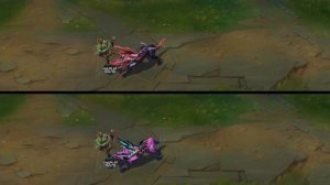 PROJECT Naafiri vs Soul Fighter Naafiri Skins Comparison (League of Legends)