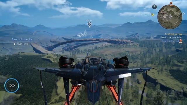 Flying Across Final Fantasy XV's Map смотреть онлайн