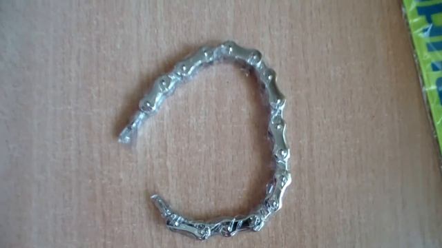 Браслет велосипедная цепь. Посылка из Китая / Bicycle Chain Men's Bracelet смотреть онлайн