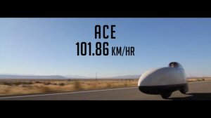  Пулеобразный велосипед  установил мировой рекорд скорости