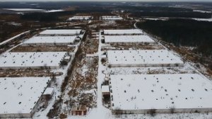 Первый вылет на Mavic Mini * Заброшенная птицефабрика Рассвет *