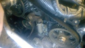 Ремонт Toyota Corolla Verso. Замена ГРМ двигателя D4D.