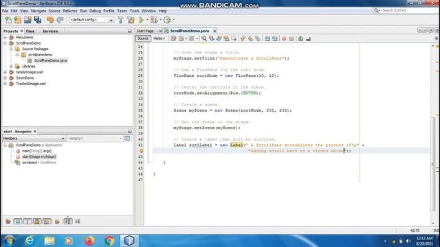 Java the complete Reference Ninth Edition (Chapter 35) Example (11) Scroll Pane смотреть онлайн