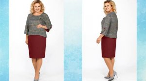 Белорусские женские костюмы с юбкой 🍃 Белорусский трикотаж для дам 50-60 лет