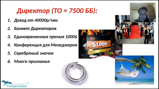 Как начисляется и выплачивается доход в проекте. Бонусы и акции компании. Дедина Марина смотреть онлайн
