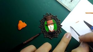 Шляпник • лепка из полимерной глины • мастер-класс • polymer clay • DIY