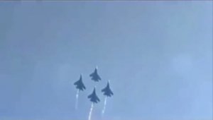 ❗??⚡Русские лётчики изобразили в небе ангела...⚡