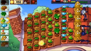 РАСТЕНИЯ против ЗОМБИ или PLANTS vs ZOMBIES. Серия 30: Зонтик
