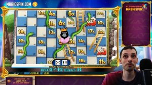 *RAGE MODE* ? x1000 SNAKES and LADDERS HUGE MAX WIN