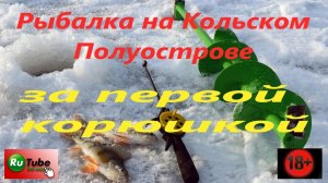 Рыбалка на Кольском Полуострове. Лов корюшки на озере Имандра.