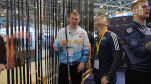 Маховые удочки Волжанка на выставке Охота и рыболовство на Руси 2023