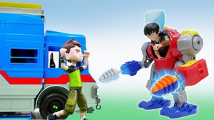 Супергерои игры битвы - БЕН 10 и часы Омнитрикс против Злодеев! - Сборник видео для мальчиков