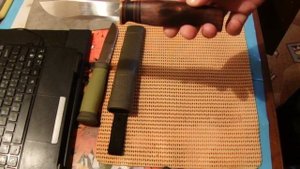 Мора-2000.Самодельная рукоять и ножны.