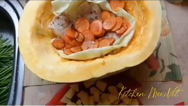 Фаршированная тыква “Русская красавица”.