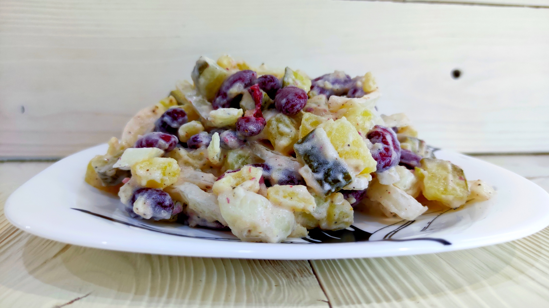 Можно готовить каждый день. Эти продукты есть всегда в доме. Рецепт салата. #еда #рецепты