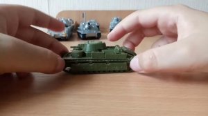 мои модели танков в масштабе 1:100
