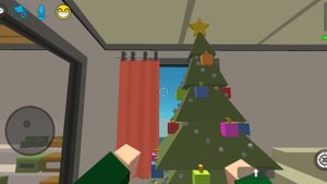 Обзор новогоднего домика в игре Simple Sandbox 2