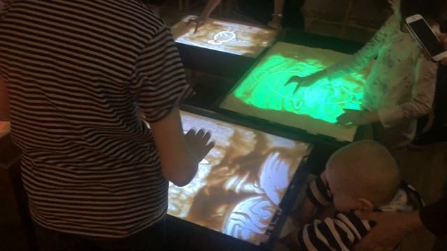 Рисование песком, 16.04.17. смотреть онлайн