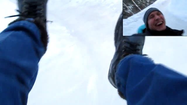 Горка в ДОЦ Карбышева. День (Омск, 4 февраля 2017) смотреть онлайн