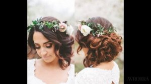 Красивые свадебные прически на средние волосы