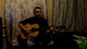 В опустевшем парке плачут тополя. Песня под гитару.