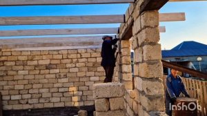 Установка балки в гараж для ГПМ. Двутавровая балка на 140