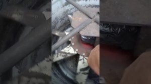 электрическая сажотруска для угольных печек из 230 болгарки