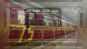 Поезд "Красная стрела" в московском метро