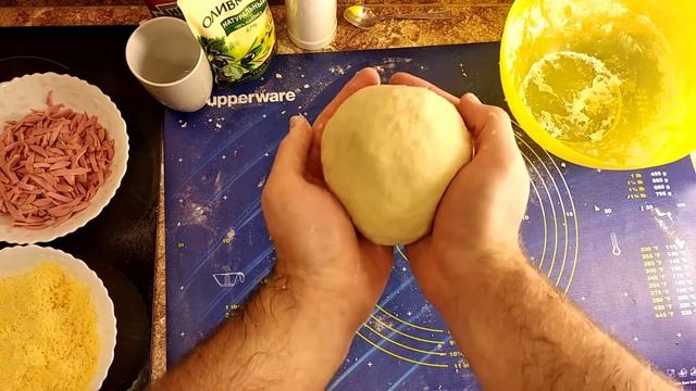 Школьная мини пицца. ( на тонком тесте ) смотреть онлайн