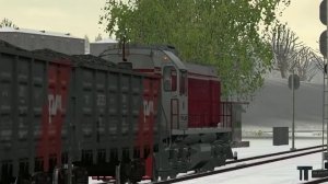 ТЭМ18Д с двигателем 1ПД-4Д обкатка звуков