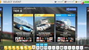 Festival of Ferrari Tier 8 (PR 68.0) [Road Collection: LEGEND] Real Racing 3